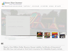 Tablet Screenshot of bounce-house-insurance.com